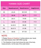 YIANNA Latex Waist Trainer for Women Underbust Waist Cincher Corset Hourglass Workout Body Shaper Girdle