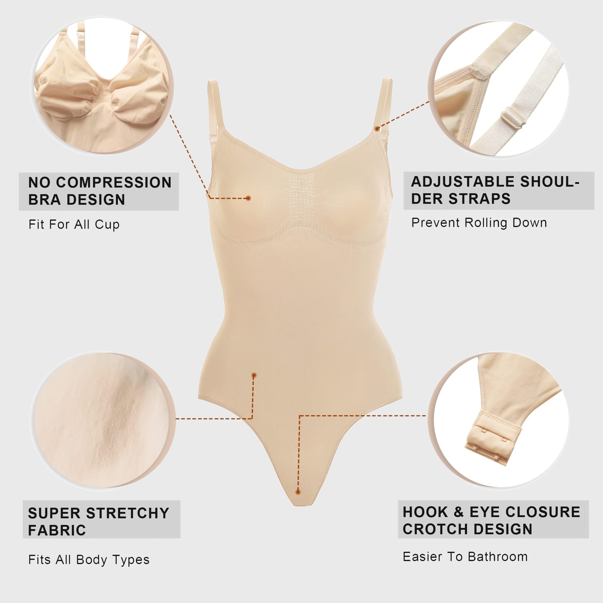 Seamless Sculpt Thong Bodysuit