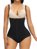 YIANNA Fajas Colombianas Postparto Shapewear for Women Tummy Control High Compression Body Shaper with Hook Crotch