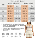YIANNA Fajas Colombianas Moldeadoras Shapewear Tummy Control Body Shaper Postpartum Butt Lift Compression Garment with Steel Bones