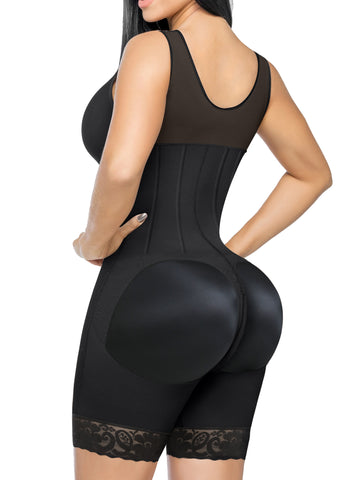 YIANNA Overbust Fajas Colombianas Moldeadoras Shapewear for Women Tummy Control Full Body Shaper Girdles Post Surgery Compression Garment