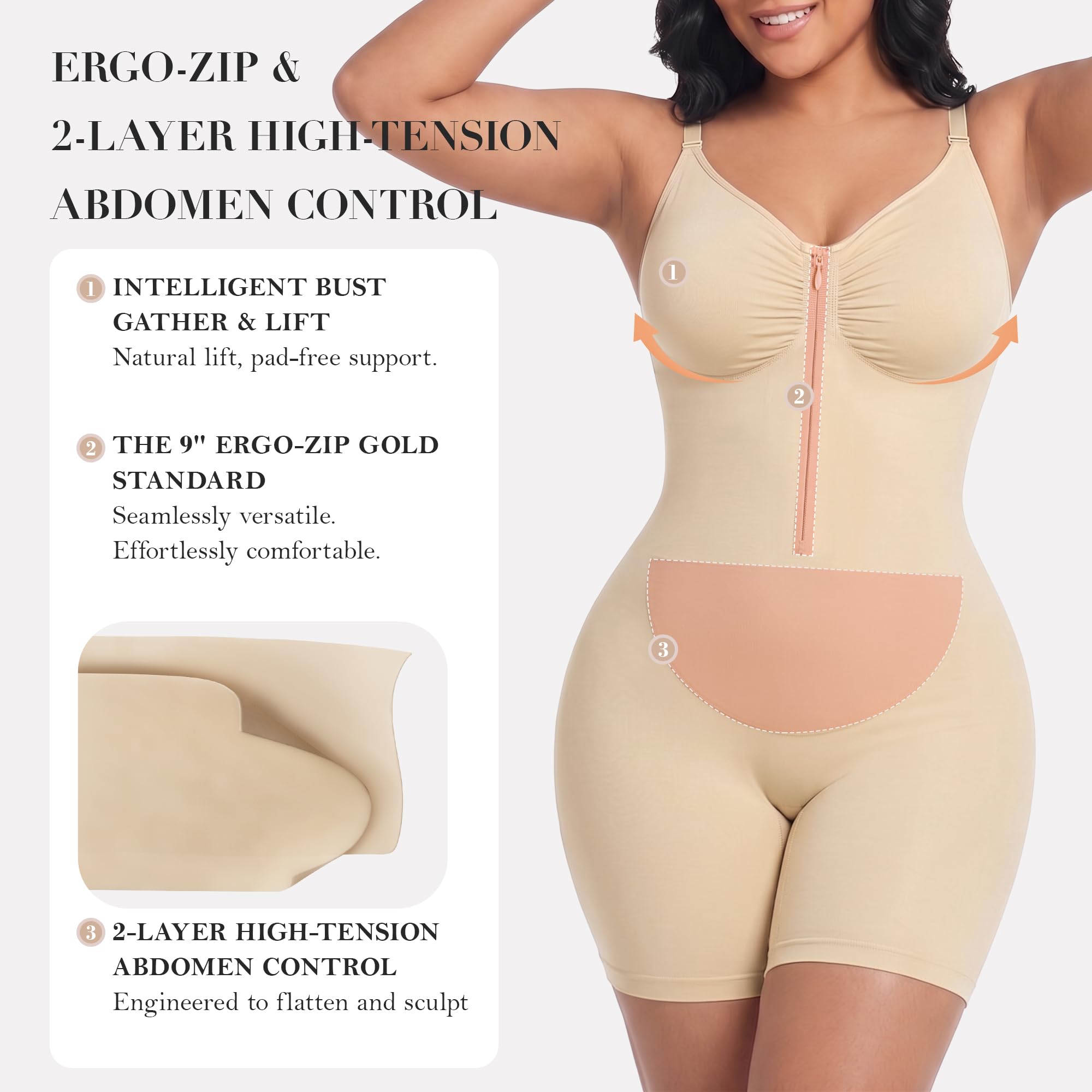 Seamless Sculpt Mid-Thigh Bodysuit