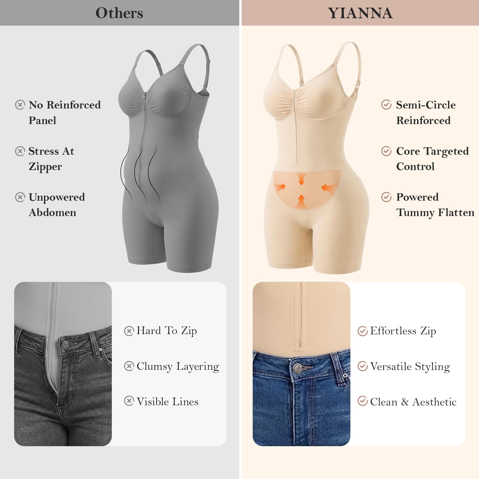 Seamless Sculpt Mid-Thigh Bodysuit