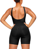 YIANNA Shapewear Bodysuit for Women Tummy Control Scoop Neck Mid Thigh Sculpting Body Shaper