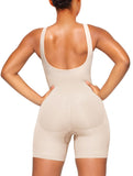 YIANNA Shapewear Bodysuit for Women Tummy Control Scoop Neck Mid Thigh Sculpting Body Shaper