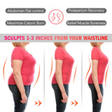 YIANNA Women Breathable Latex Waist Trainer 9 Steel Bones 3 Row Hooks