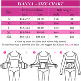 YIANNA Waist Trainer Belt for Women - Waist Trimmer Weight Loss Ab Belt Sport Workout Back Support Girdle Belt (Updated)