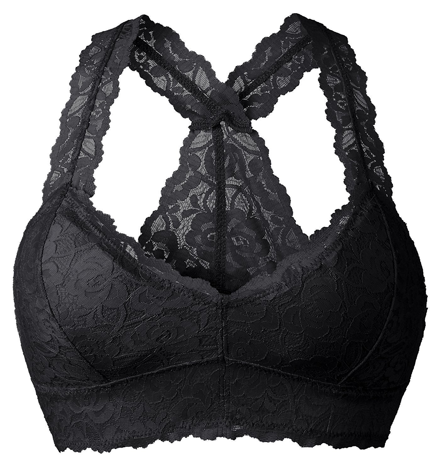 yianna Lace Bralette with the shopify logo