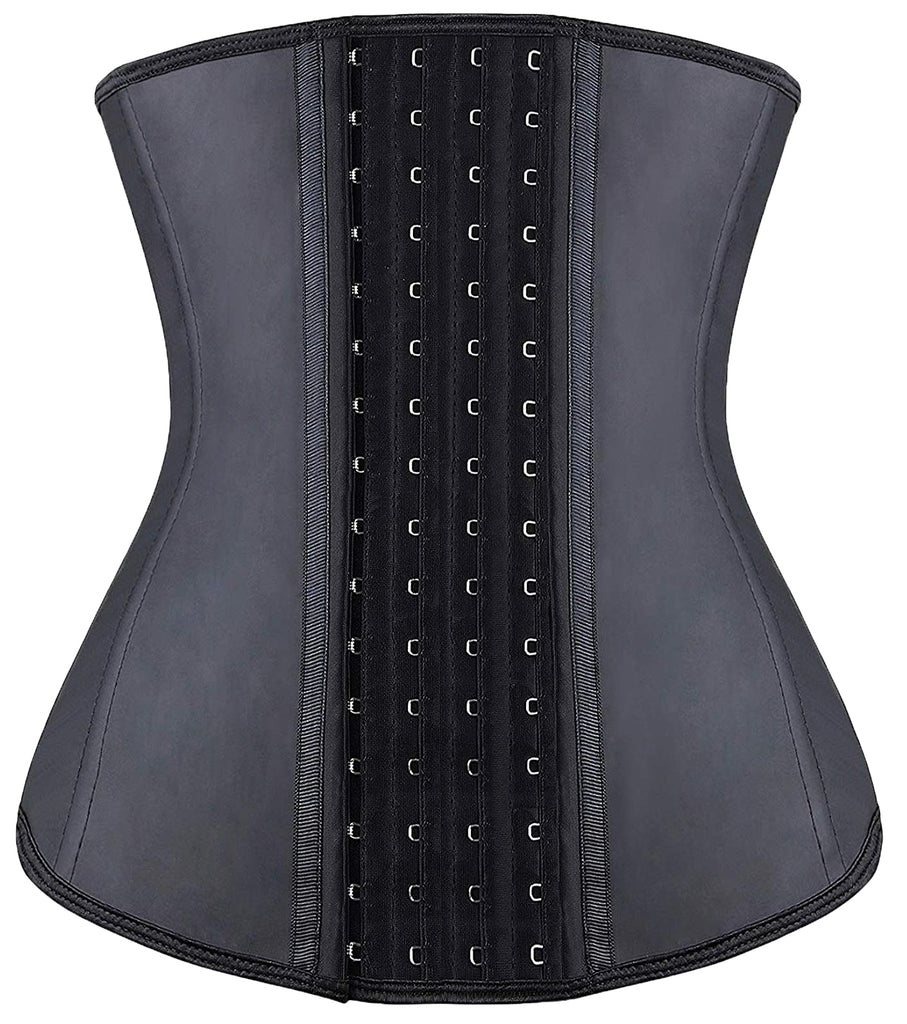 YIANNA Womens Long Torso Waist Trainer Sports Girdle 4 Row Hooks