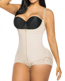 YIANNA Shapewear for Women Tummy Control Fajas Colombianas Open Bust Body Shaper Slimmer Bodysuit