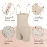 YIANNA Fajas Colombianas Shapewear for Women Tummy Control Body Shaper Butt Lifter with Zipper Crotch