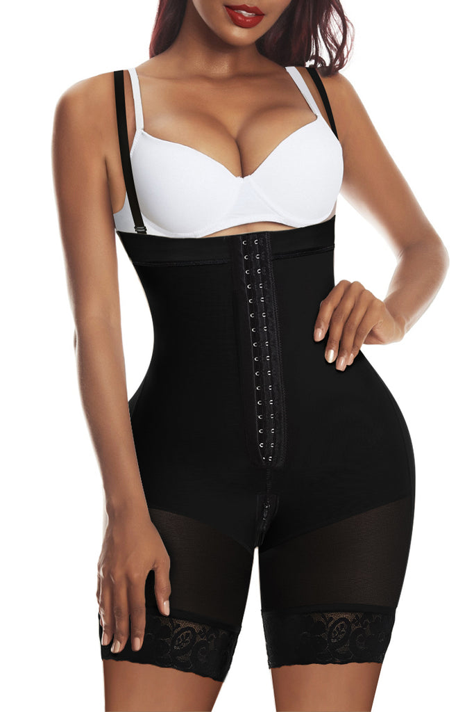 YIANNA Fajas Colombianas Shapewear for Women Tummy Control Body Shaper Butt Lifter with Zipper Crotch