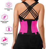 YIANNA Waist Trainer Belt for Women - Waist Trimmer Weight Loss Ab Belt Sport Workout Back Support Girdle Belt (Updated)