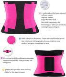 YIANNA Waist Trainer Belt for Women - Waist Trimmer Weight Loss Ab Belt Sport Workout Back Support Girdle Belt (Updated)