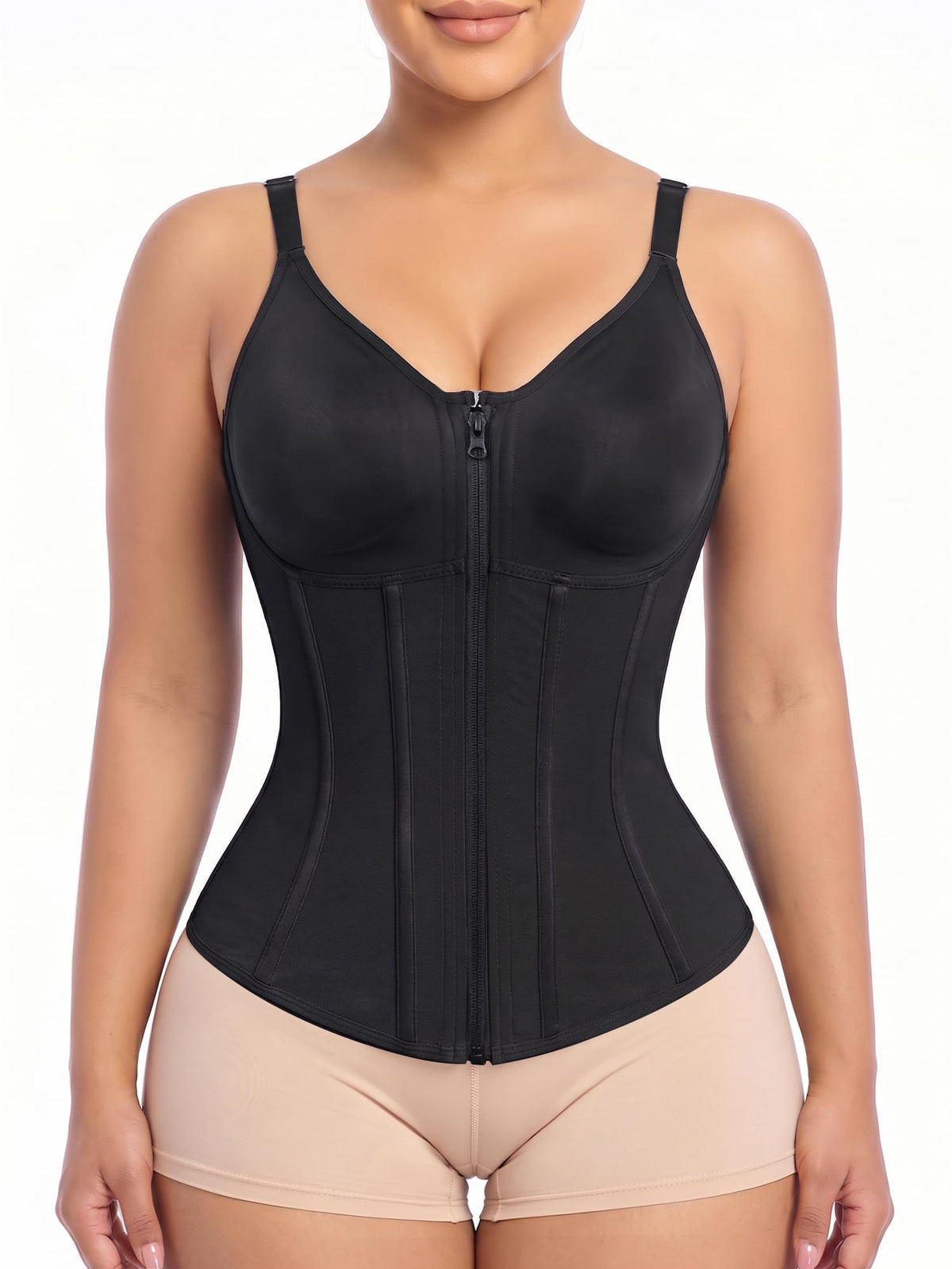 Waist Trainer Corset Shapewear Vest With Bra