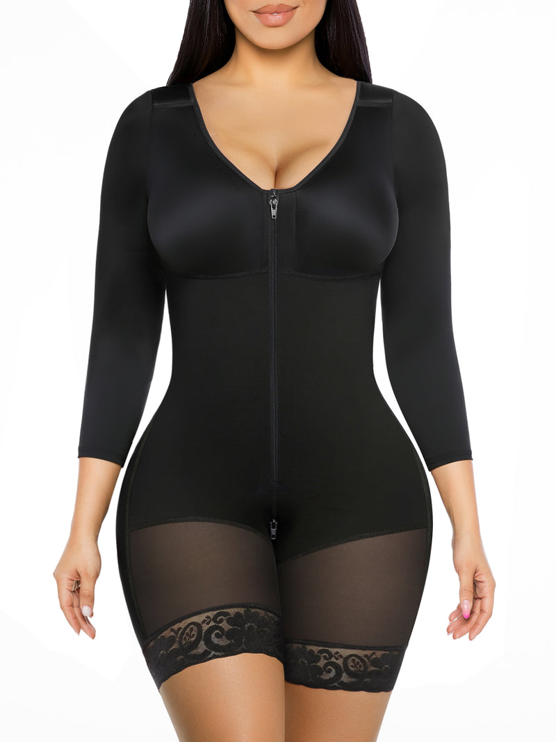 YIANNA Fajas Colombianas Moldeadoras Postpartum Shapewear for Women Tummy Control Arm Compression Full Body Shaper