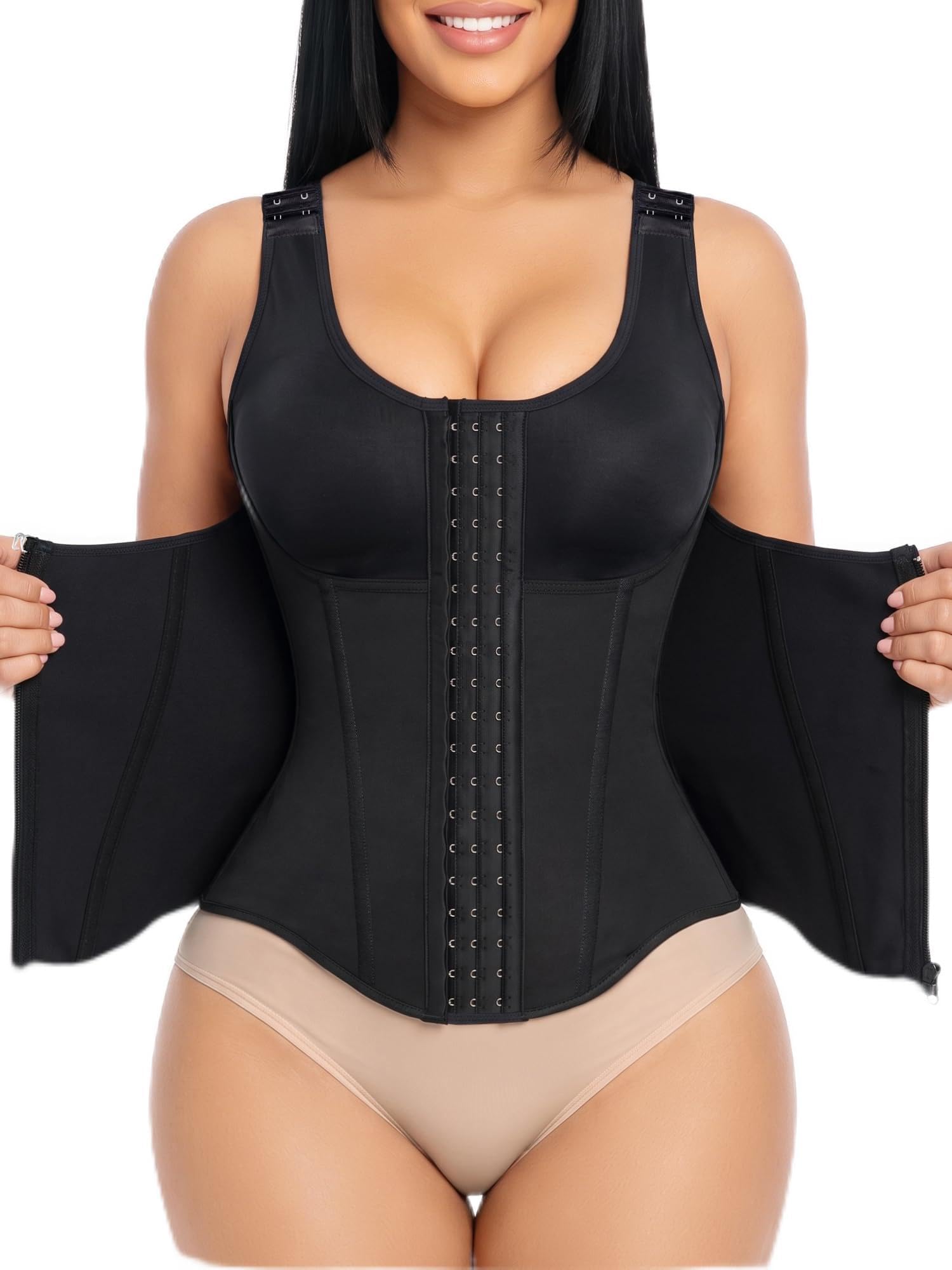 Double Tummy Control Waist Trainer Vest