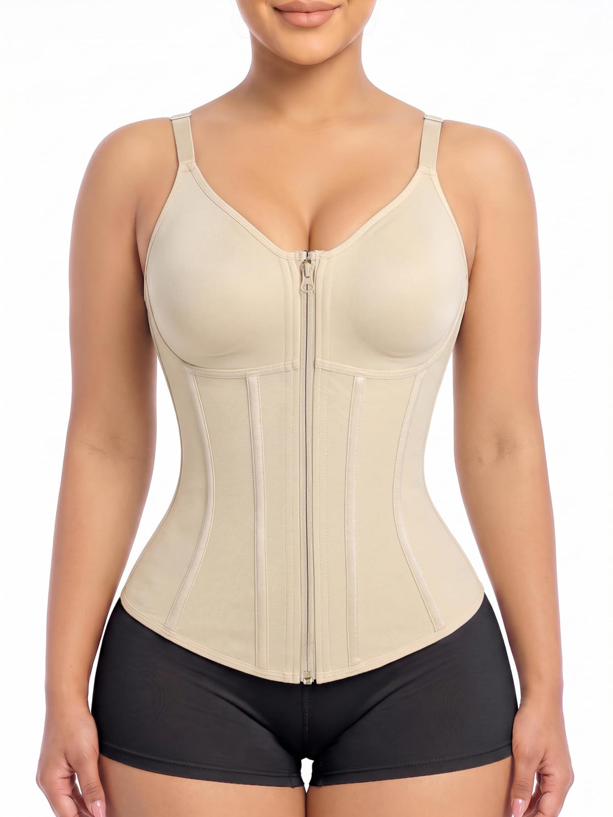 Waist Trainer Corset Shapewear Vest With Bra