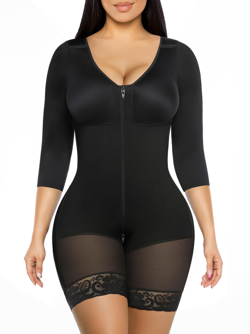 YIANNA Fajas Colombianas Moldeadoras Postpartum Shapewear for Women Tummy Control Arm Compression Full Body Shaper