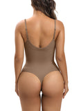 YIANNA Women Shapewear Tummy Control Bodysuit Seamless Sculpting Snatched Waist Body Suit Thong