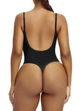 YIANNA Low Back Bodysuit for Women Seamless Sculpting Shapewear Tummy Control