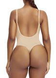 YIANNA Low Back Bodysuit for Women Seamless Sculpting Shapewear Tummy Control
