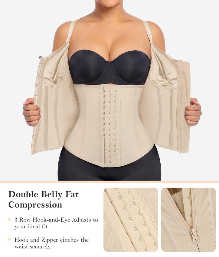 Waist Trainer Corset Shapewear Vest With Bra