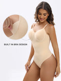 YIANNA Shapewear Tummy Control for Women Seamless Sculpting Body Shaper Snatched Waist Body Suit with Removable Pad