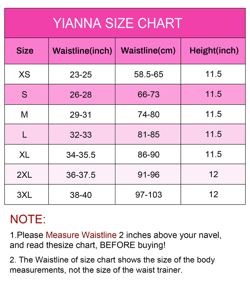 YIANNA Women Waist Trainer Corsets Latex Underbust Waist Cincher Hourglass  Body Shaper 4 Row Hooks, YA11788-Black-XS : : Clothing, Shoes &  Accessories