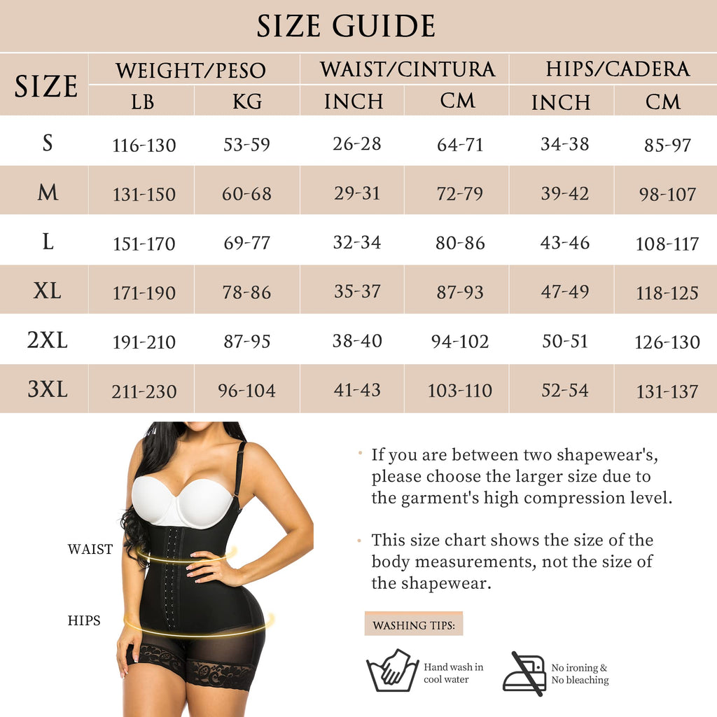YIANNA Tummy Control Shapewear for Women Strapless Fajas Colombianas  Postparto Body Shaper Shorts Butt Lifter with Zipper Crotch,YA7272-Beige-S  at  Women's Clothing store