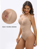 YIANNA Shapewear Tummy Control for Women Seamless Sculpting Body Shaper Snatched Waist Body Suit with Removable Pad