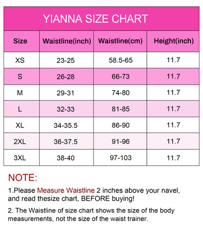 YIANNA Waist Trainer for Women Latex Underbust Tummy Control Waist Cincher Corset Hourglass Body Shaper Zipper and Hooks