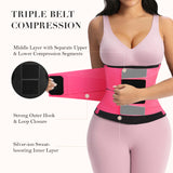 YIANNA Waist Trainer for Women Sauna Sweat Workout Waist Cincher Trimmer Belt Tummy Control Body Shaper Girdle with Triple Layer