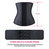 YIANNA Women Classic Latex Waist Trainer  9 Steel Bones 3 Row Hooks