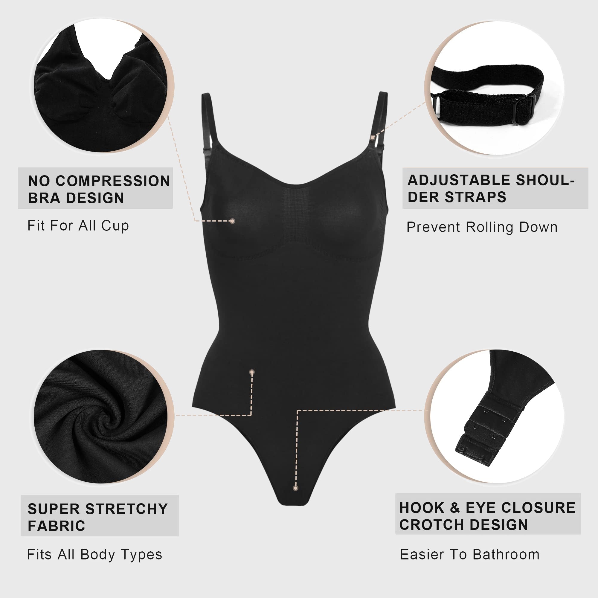 Seamless Sculpt Thong Bodysuit