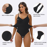 YIANNA Shapewear Tummy Control for Women Seamless Sculpting Body Shaper Snatched Waist Body Suit with Removable Pad