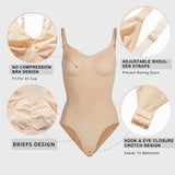 YIANNA Shapewear for Women Tummy Control Bodysuit Seamless Sculpting Snatched Waist Body Suit Brief