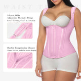 YIANNA Waist Trainer for Women for Tummy Control Sports, Workout Hourglass Vest Waist Cincher with Adjustable Shoulder Strap