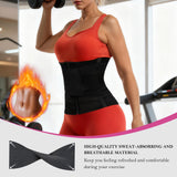 YIANNA Waist Trainer Belt Waist Cincher Tummy Control Body Shaper for Women Sports Girdle Lumbar Support with Double Wrap