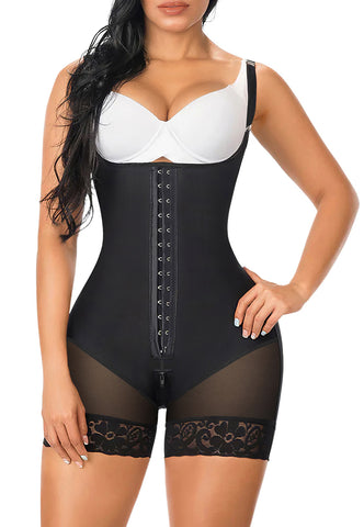 YIANNA Fajas Colombianas Shapewear for Women Tummy Control Post Surgery Compression Garment with Zipper Crotch