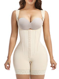 YIANNA Fajas Colombianas Moldeadoras Shapewear Tummy Control Body Shaper Postpartum Butt Lift Compression Garment with Steel Bones