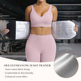 YIANNA Waist Trainer for Women Sauna Sweat Workout Waist Cincher Trimmer Belt Tummy Control Body Shaper Girdle with Triple Layer