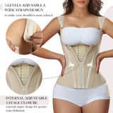 YIANNA Waist Trainer for Women for Tummy Control Sports, Workout Hourglass Vest Waist Cincher with Adjustable Shoulder Strap