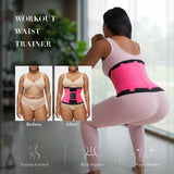YIANNA Waist Trainer for Women Sauna Sweat Workout Waist Cincher Trimmer Belt Tummy Control Body Shaper Girdle with Triple Layer