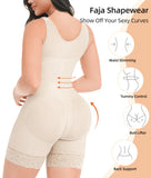 YIANNA Fajas Colombianas Shapewear for Women Tummy Control Post Surgery Full Body Shaper Butt Lifter with Zipper Crotch