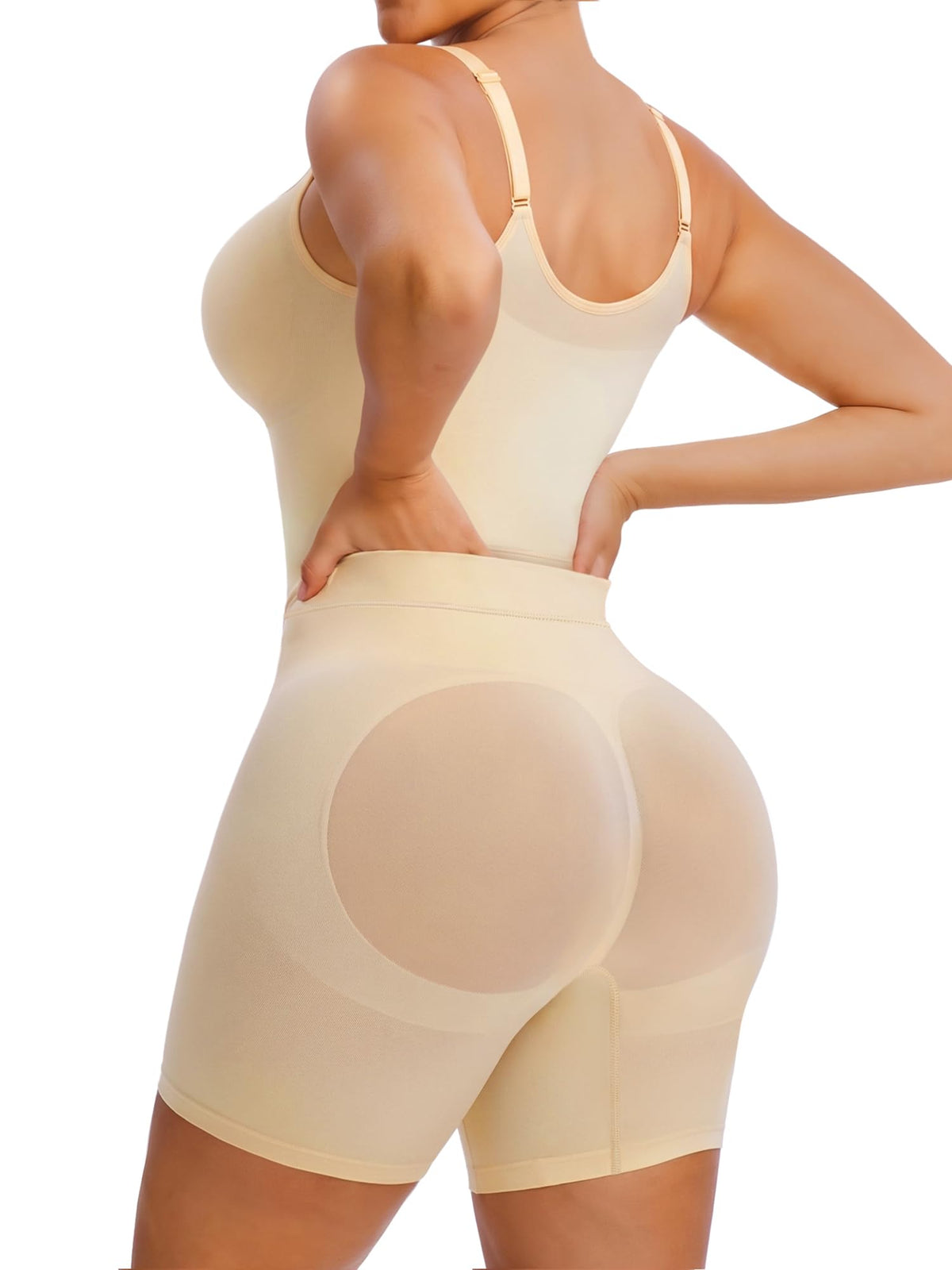 Tummy Control Shapewear Back-Opening Bodysuit
