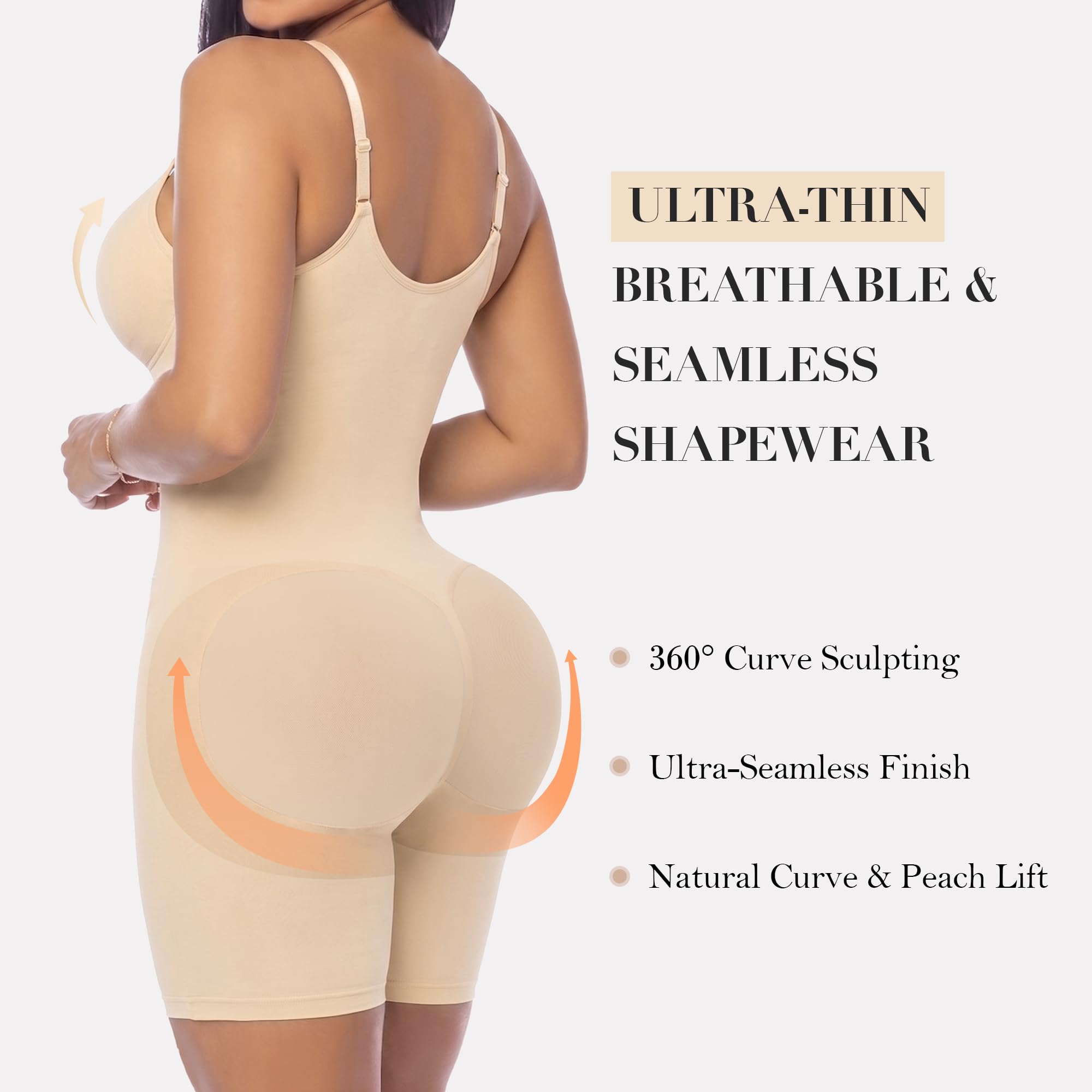 Seamless Sculpt Mid-Thigh Bodysuit