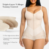 YIANNA V-Shaped Fajas Colombianas Moldeadoras Postpartum Shapewear Tummy Control for Women Waist Shaping Girdles Body Shaper