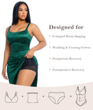 YIANNA V-Shaped Fajas Colombianas Moldeadoras Postpartum Shapewear Tummy Control for Women Waist Shaping Girdles Body Shaper