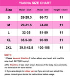 YIANNA Waist Trainer Belt Waist Cincher Tummy Control Body Shaper for Women Sports Girdle Lumbar Support with Double Wrap